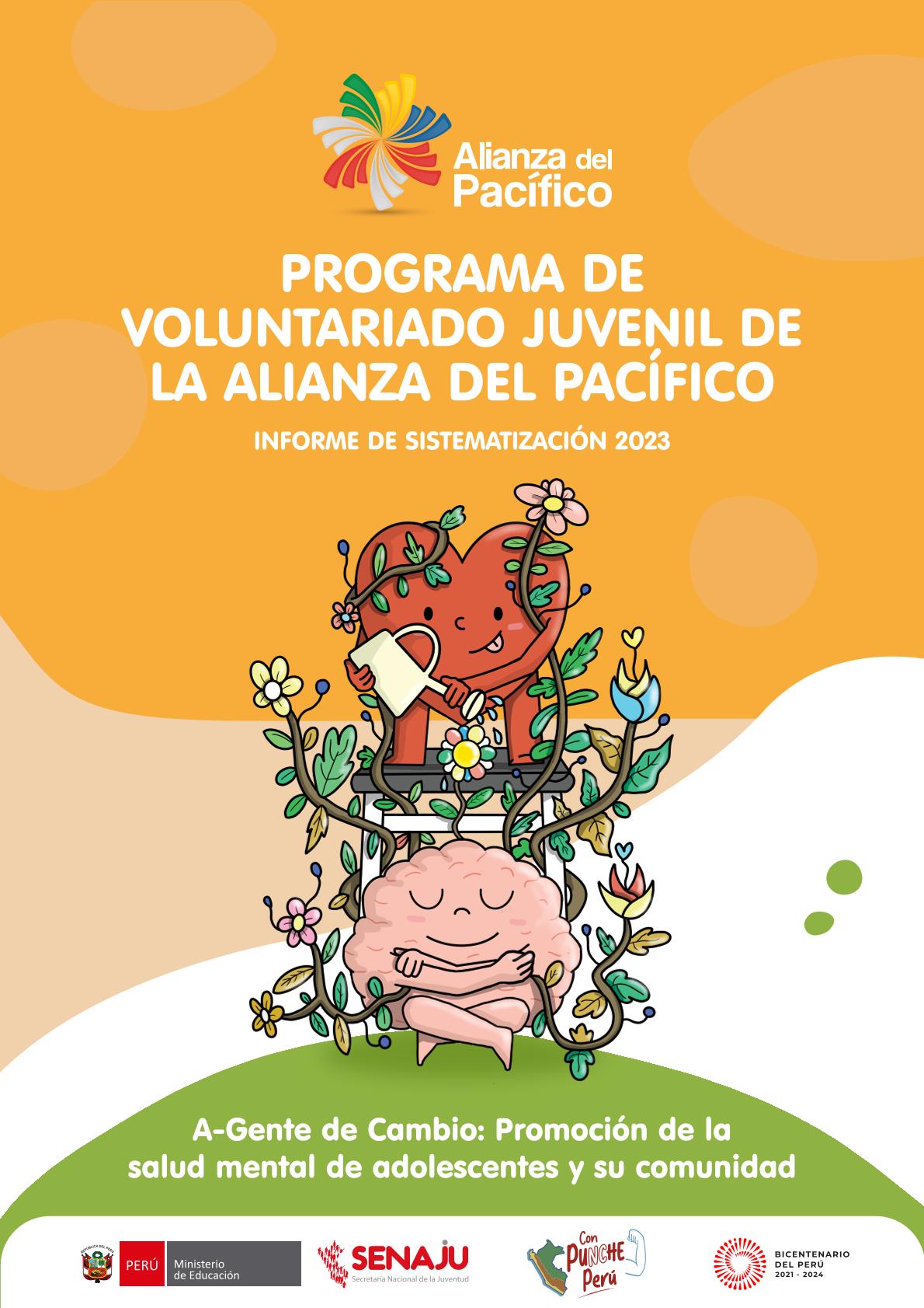Portada de Programa de voluntariado juvenil de la alianza del pac&iacute;fico: Informe de sistematizaci&oacute;n 2023